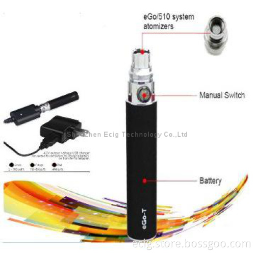 2013 Best quality 1100mah ego t battery with different color